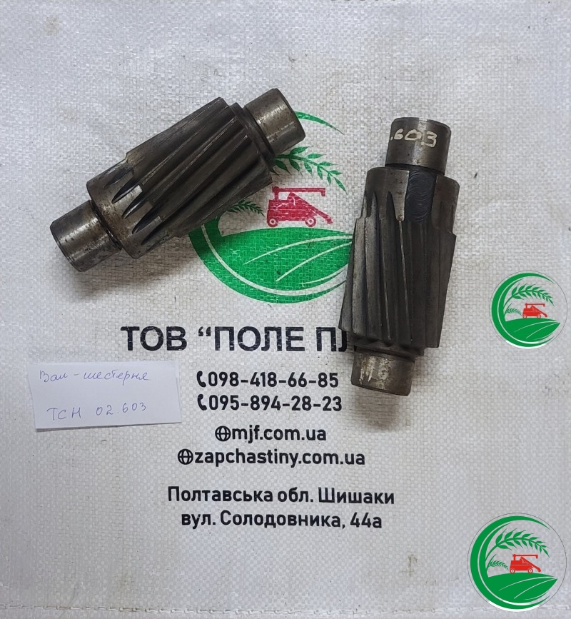 Вал шестерня 02.603
